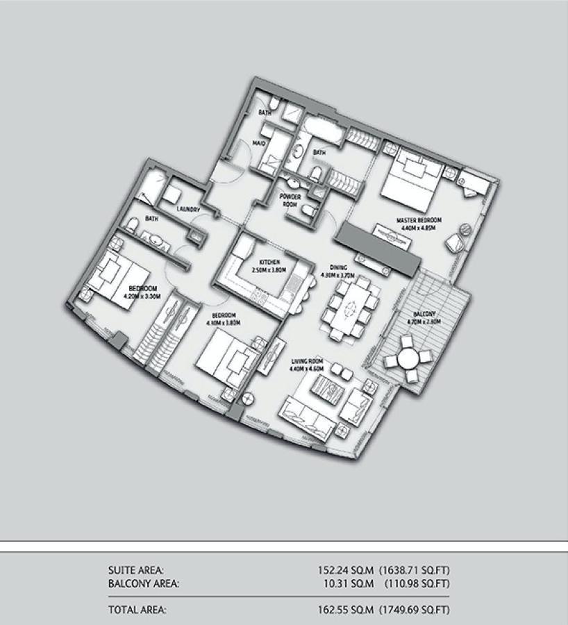 First Class 3Br With Full Burj Khalifa And Fountain View Dubai Exterior photo